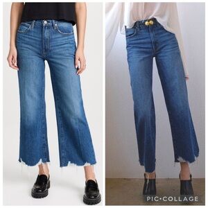 NWT FRAME The Relaxed Straight Jeans Size 25 | Low-Rise Fit | Raw Hem